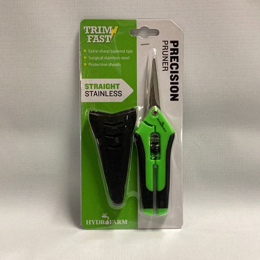 Hydrofarm Straight Scissors-Green : Straight