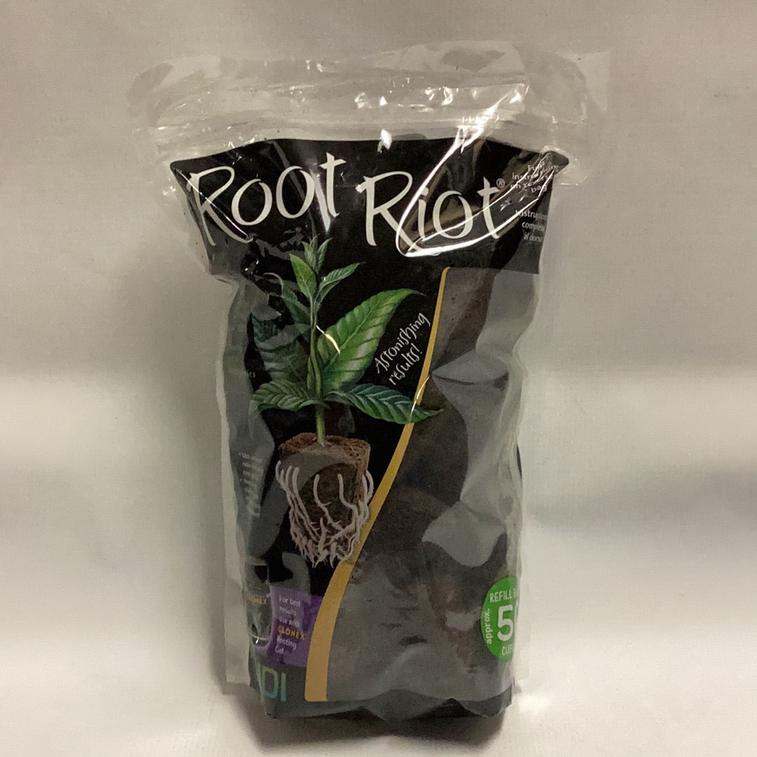 Root Riot Coco Plugs-50 Plugs