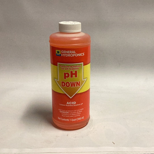 GH pH Down Liquid-Orange : 1 Quart