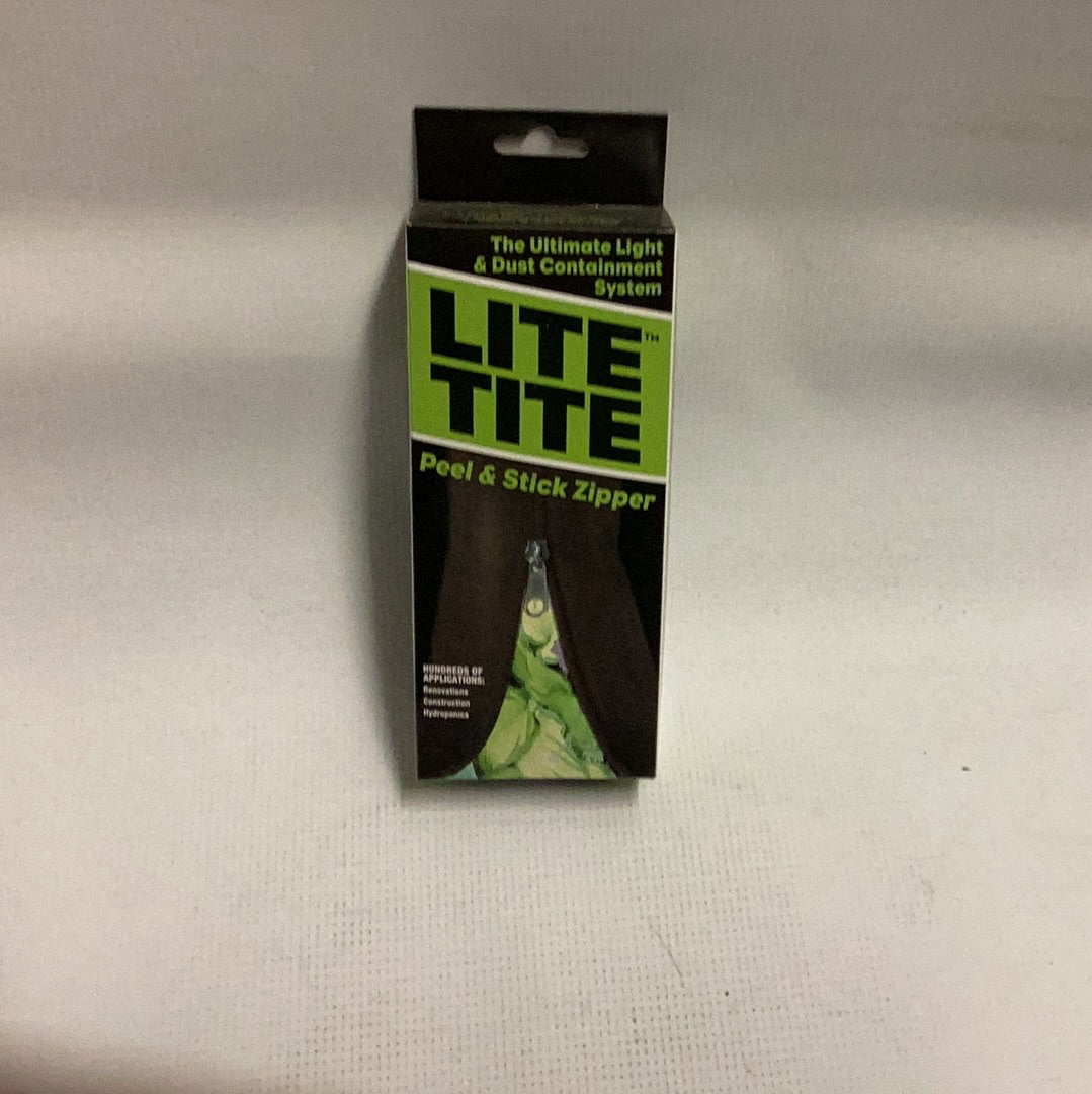 Lite Tite Zipper-Black/Cut In : Single