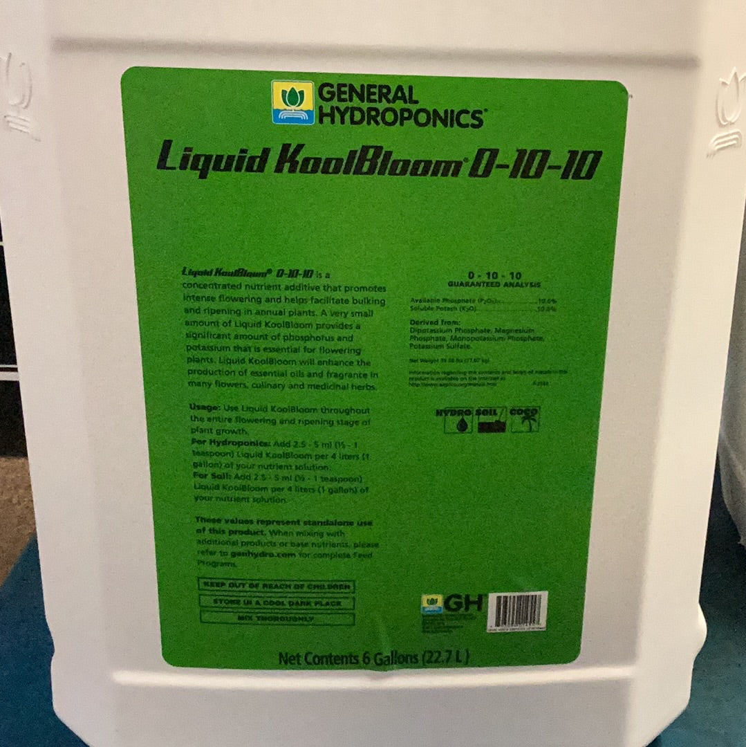 GH Liquid KoolBloom- 6 Gal