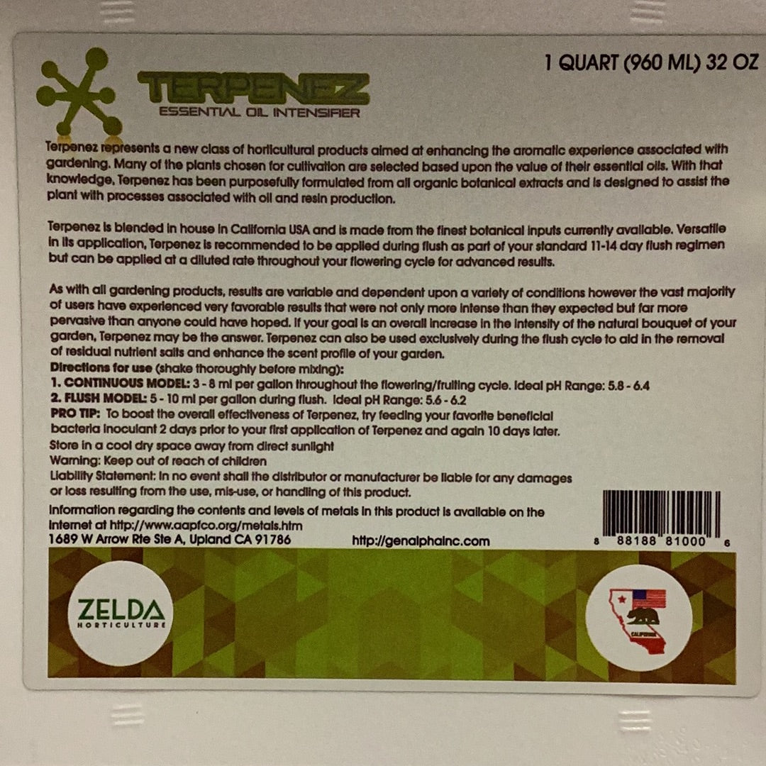 Terpenez - Pine/Earth-Pine/Earth : 1 Quart