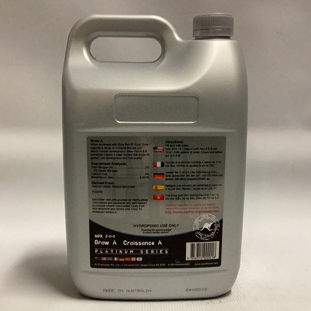 Cyco Grow A-2-Part Grow : 5 Liter