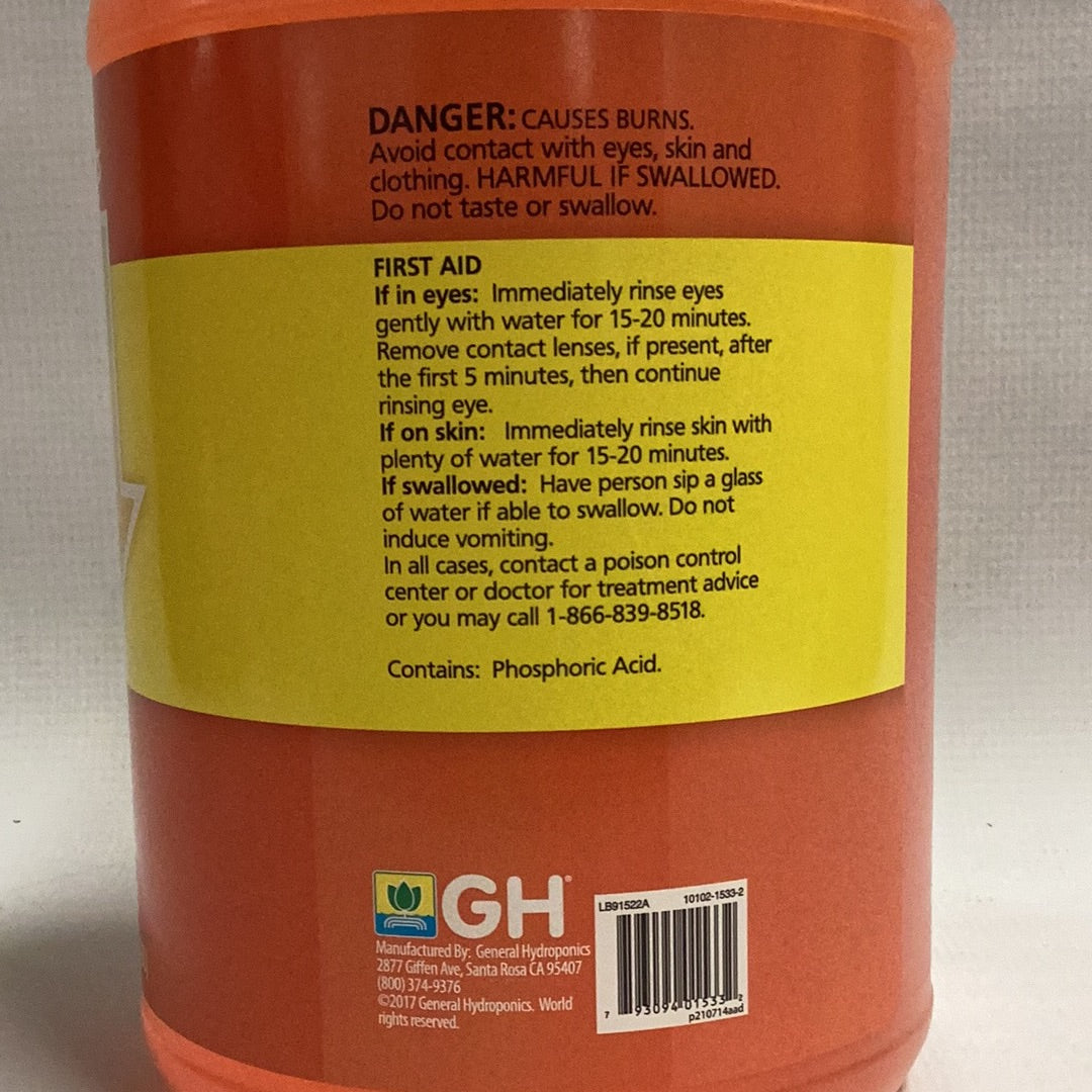 GH pH Down Liquid-Orange : 1 Gal