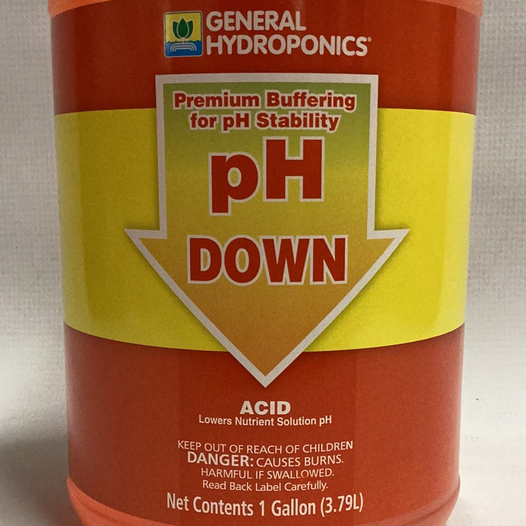 GH pH Down Liquid-Orange : 1 Gal