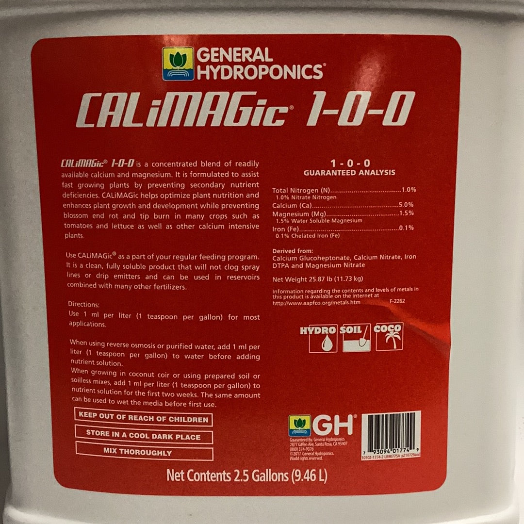 GH CALiMAGic-Cal Mag : 2.5 Gal