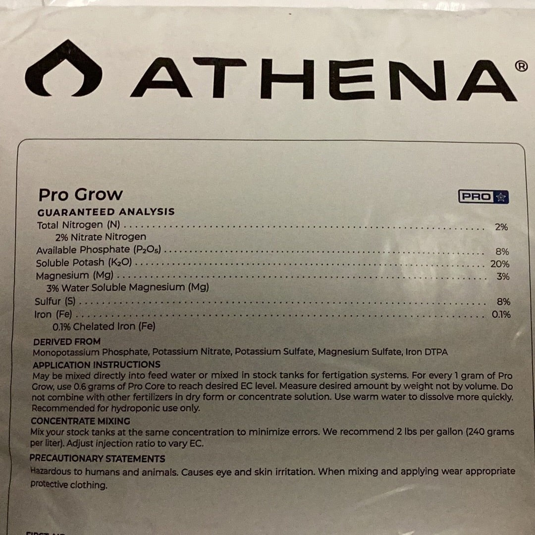 Athena Pro Grow-Powder : 25 lb