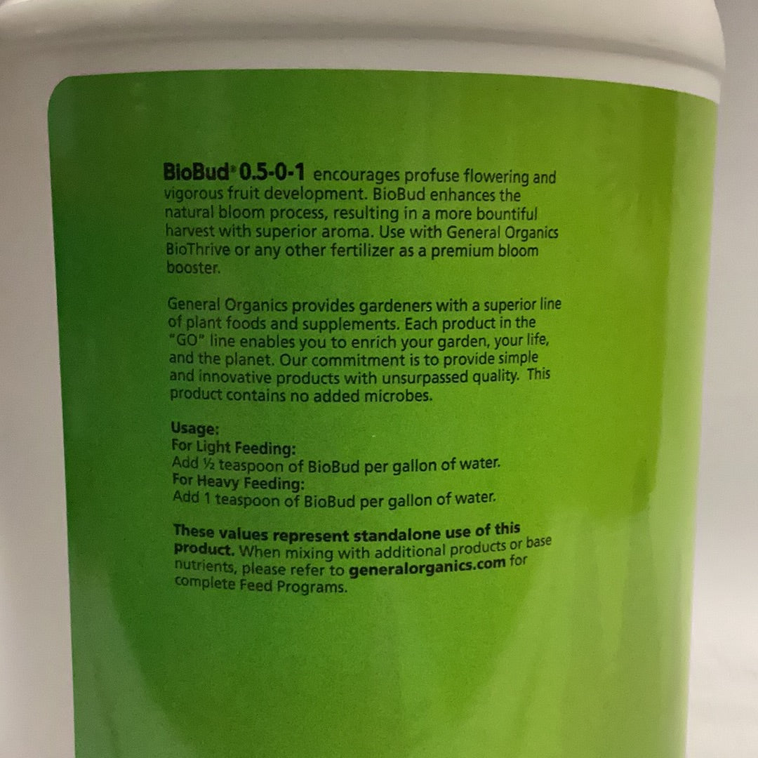 GH Bio-Bud-Gen Organics : 1 Gal