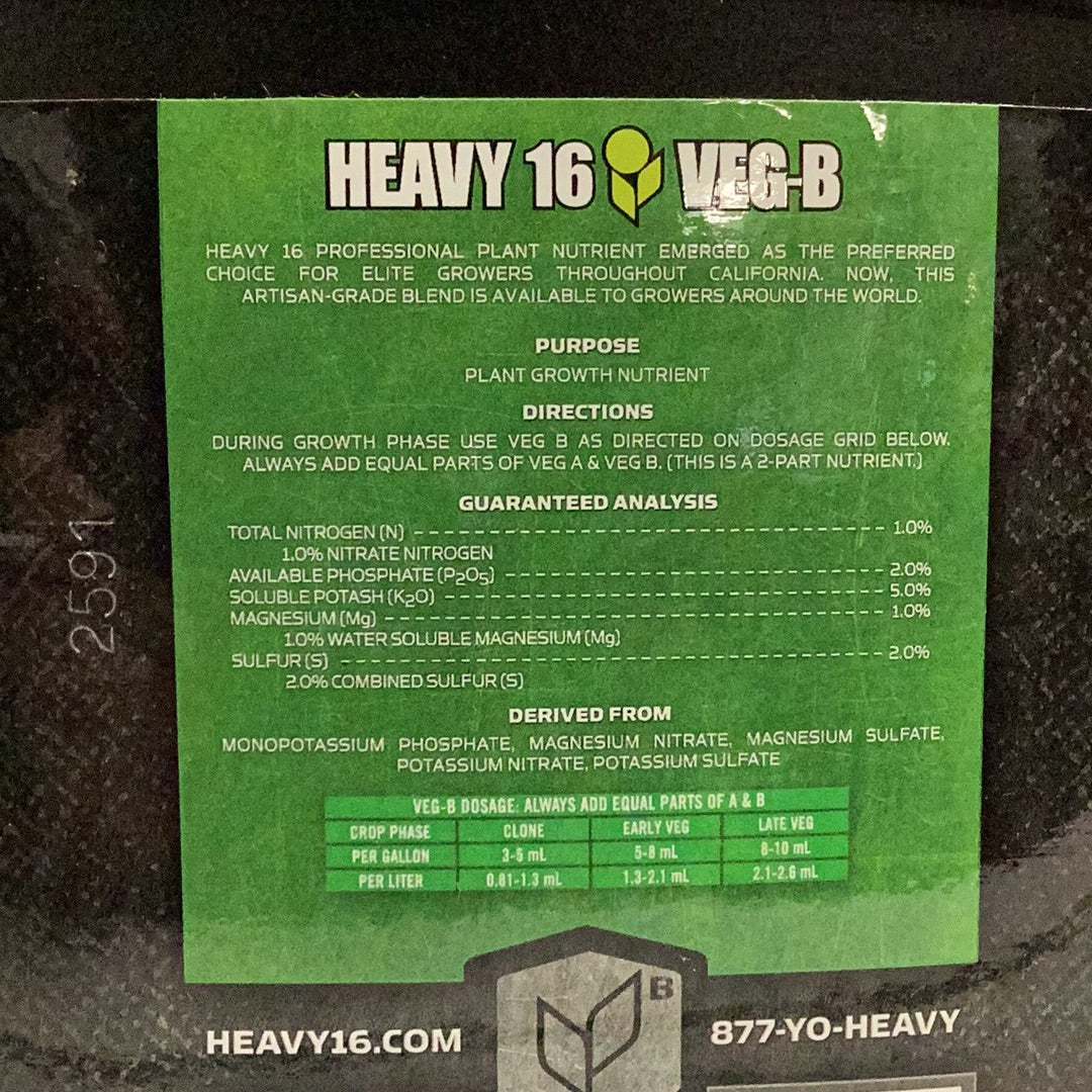 Heavy 16 Veg B-1 Gal