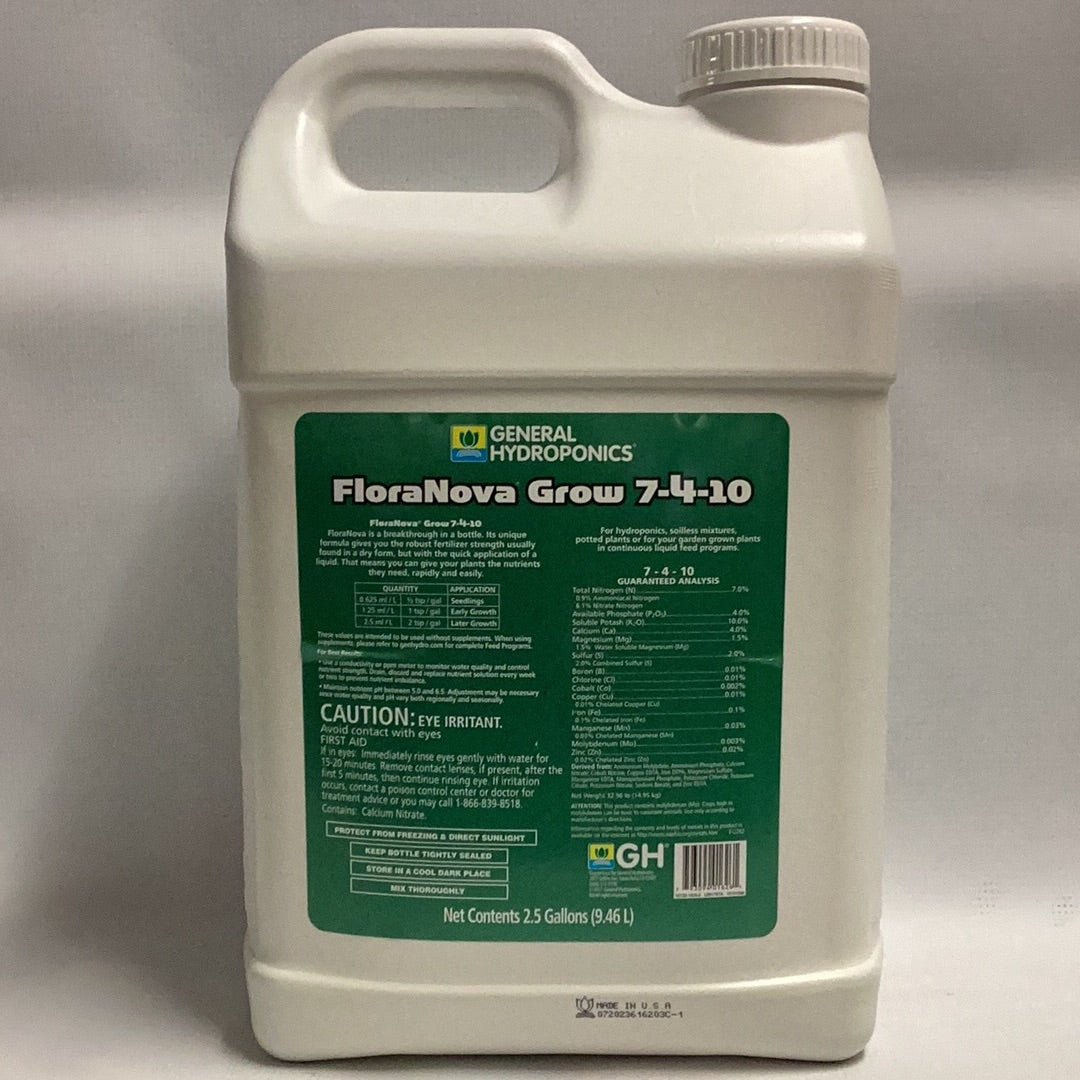 GH FloraNova Grow-Veg : 2.5 Gal