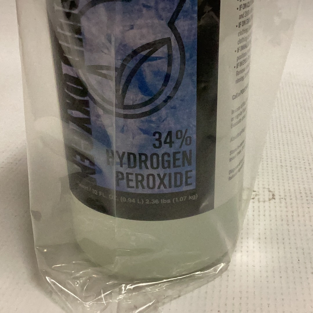 Alchemist H202 Liquid Oxygen-34% : 1 Quart