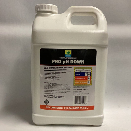 GH PRO pH Down-NO PPM : 2.5 Gal